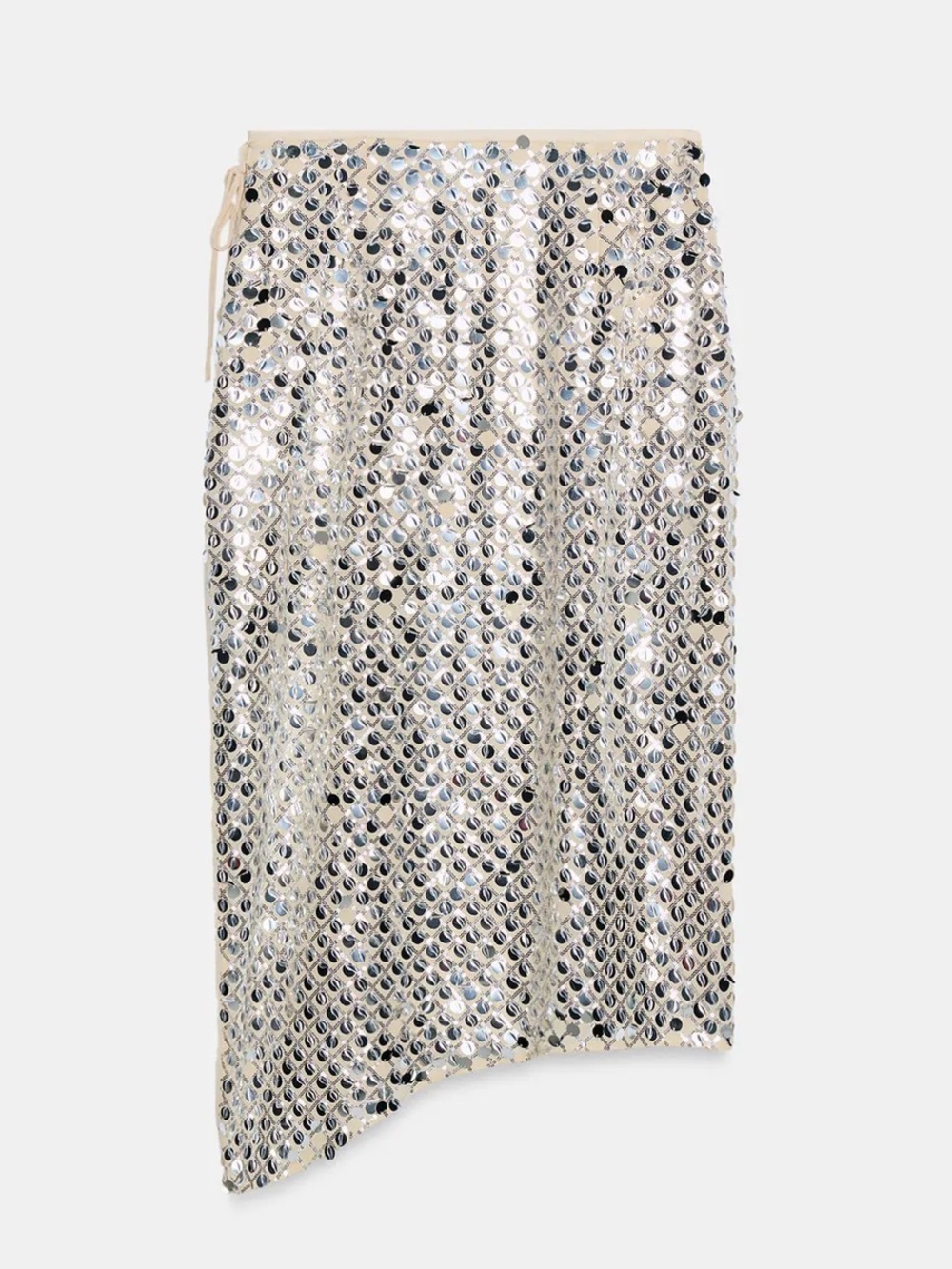 Zara Asymmetric Sequin Midi Skirt - Picture 5 of 6